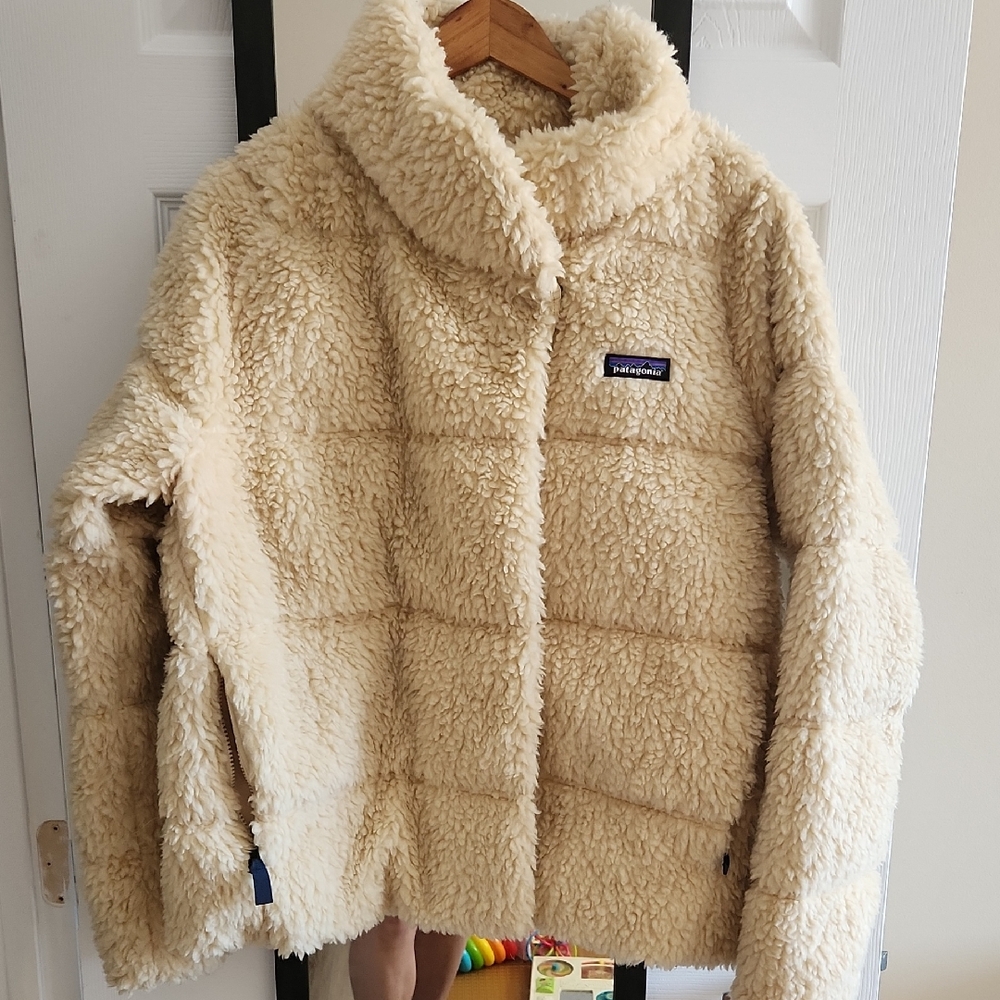 Patagonia Ivory Sherpa Fleece Jacket